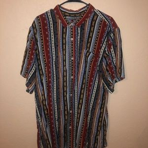 PacSun Multi- Print Button Up